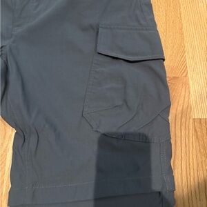 Eddie Bauer Gray Cargo Shorts Durable Cotton Blend